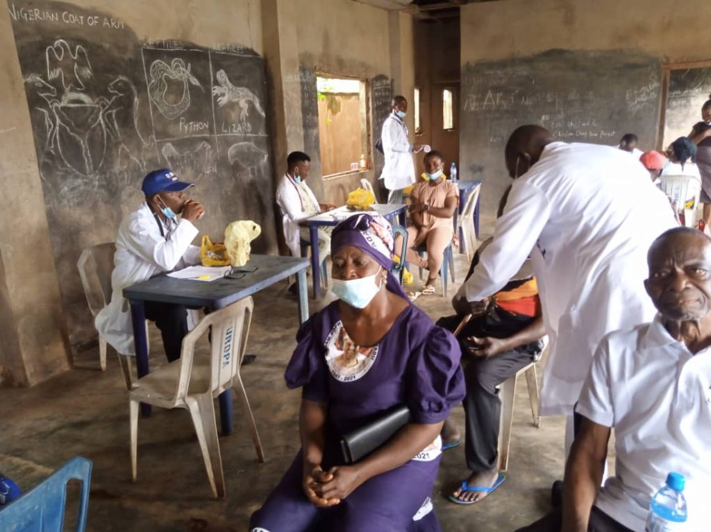 Over 200 Elderly Persons Benefit From Liberal Youth Development Association Medical Outreach At Ideani Idemili North Council Area