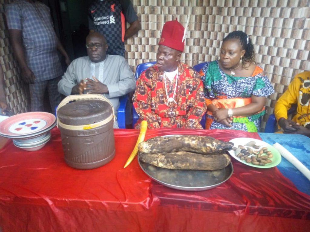 Vincent Nwankwo Of Onneh  Community Orumba South  Council Area Celebrates New Yam