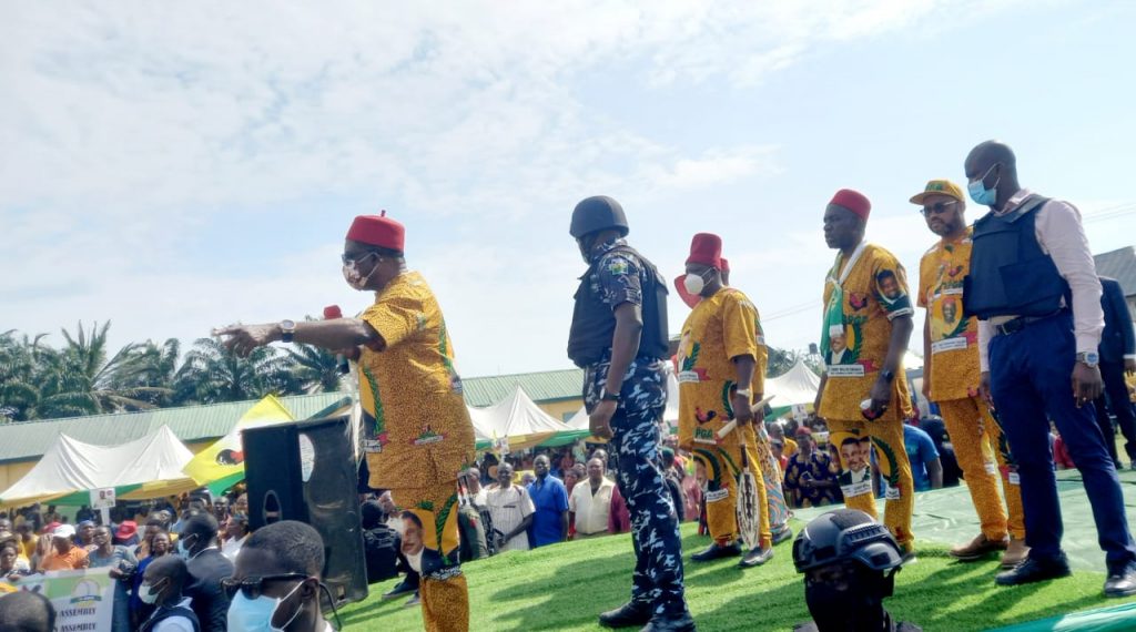 Obiano Happy With Massive Turnout Of People At APGA LG Campaign Tours