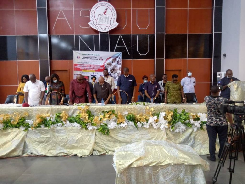 Report On Reinvigorating Igbo Entrepreneurial Behavior Through Apprenticeship Presented At NAU Awka