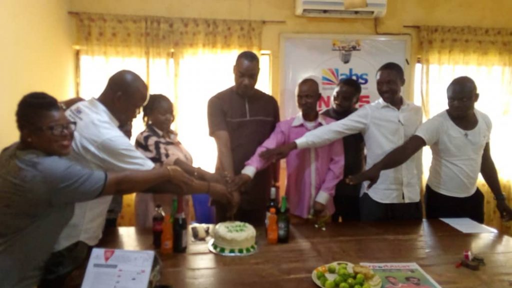 Staff Of ABS News And Current Affairs Celebrate Director Okpalaeze As He Marks Birthday