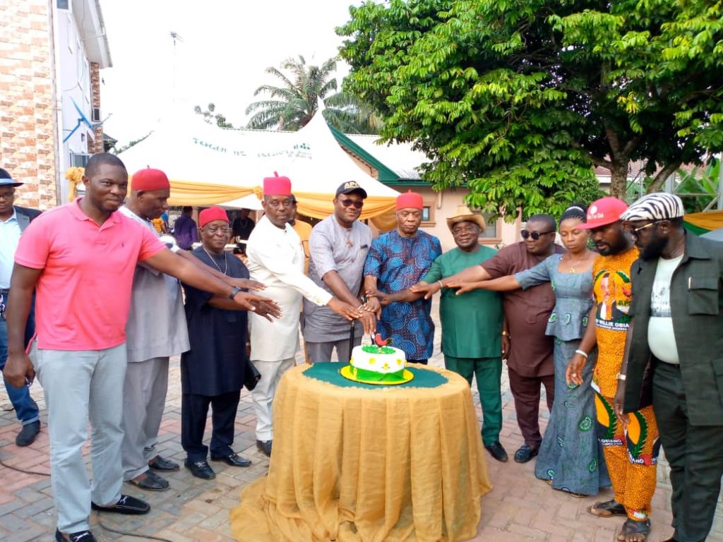 APGA State Chairman Norbert Obi Hosts Party Faithful In Ekwusigo To Celebrate Governorship Election Victory