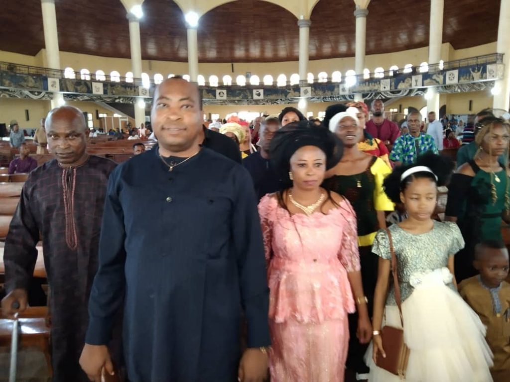 Alex Offordile Family Goes To Thanksgiving Mass , Dedicates  New House