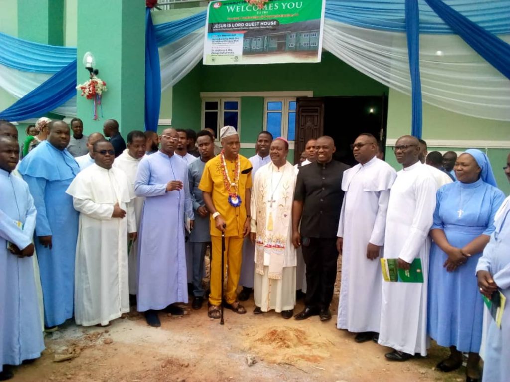 Bishop Elue Inaugurates Jesus Is Here Guest House Ubulu – Uku, Delta State