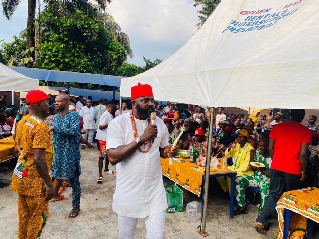 Former APGA Governorship Aspirant Ibeh Hosts Orumba North And South Constituents To celebrate Soludo’s Victory