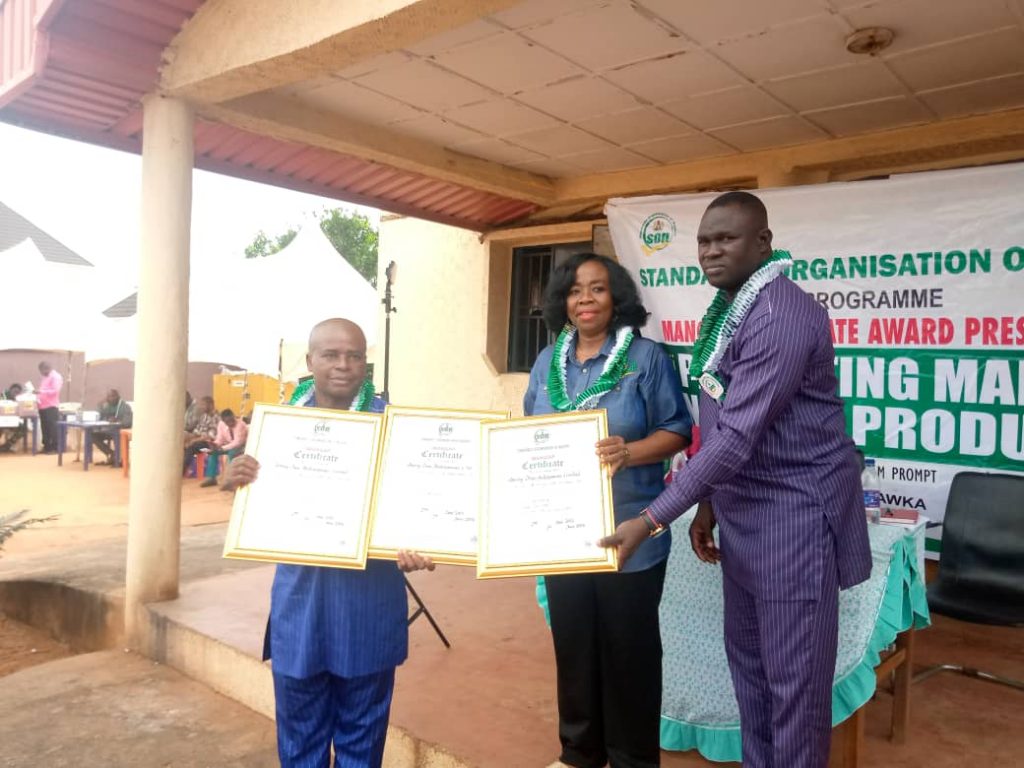 Olive Foam Limited Receives MANCAP From SON