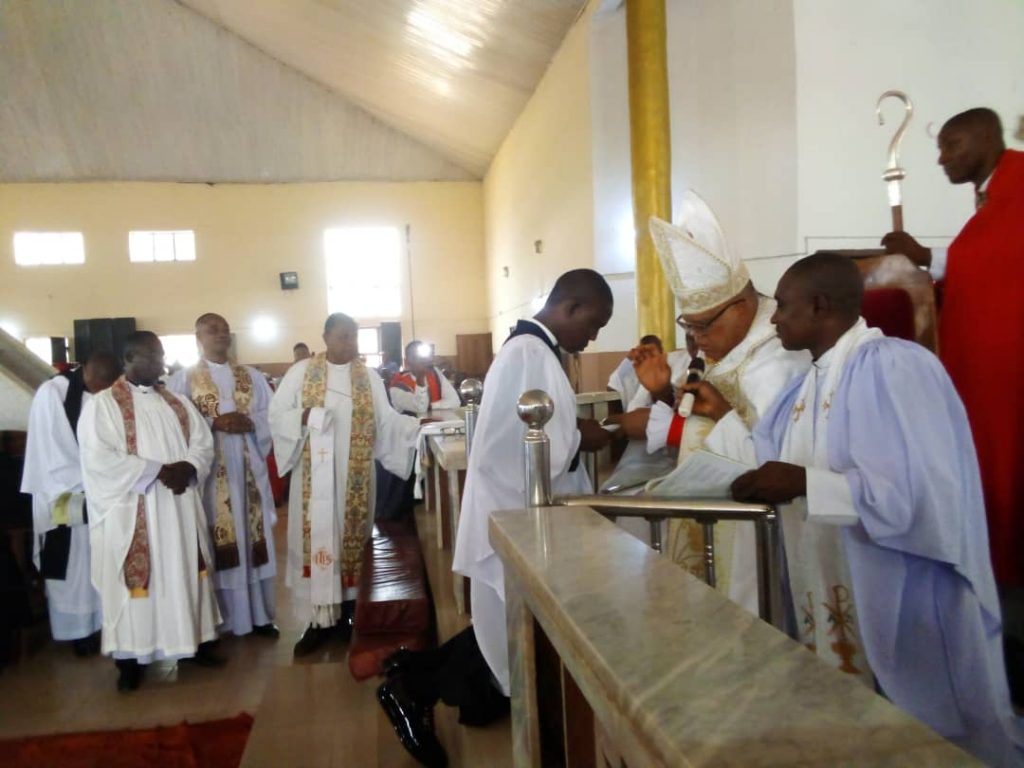 Bishop Ekwe Ordains Priests, Deacons, Others