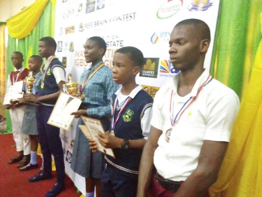 NGO,  Best Brain Contest Holds Mathematics, Igbo Language Quiz Competition For Anambra Secondary Schools In Awka