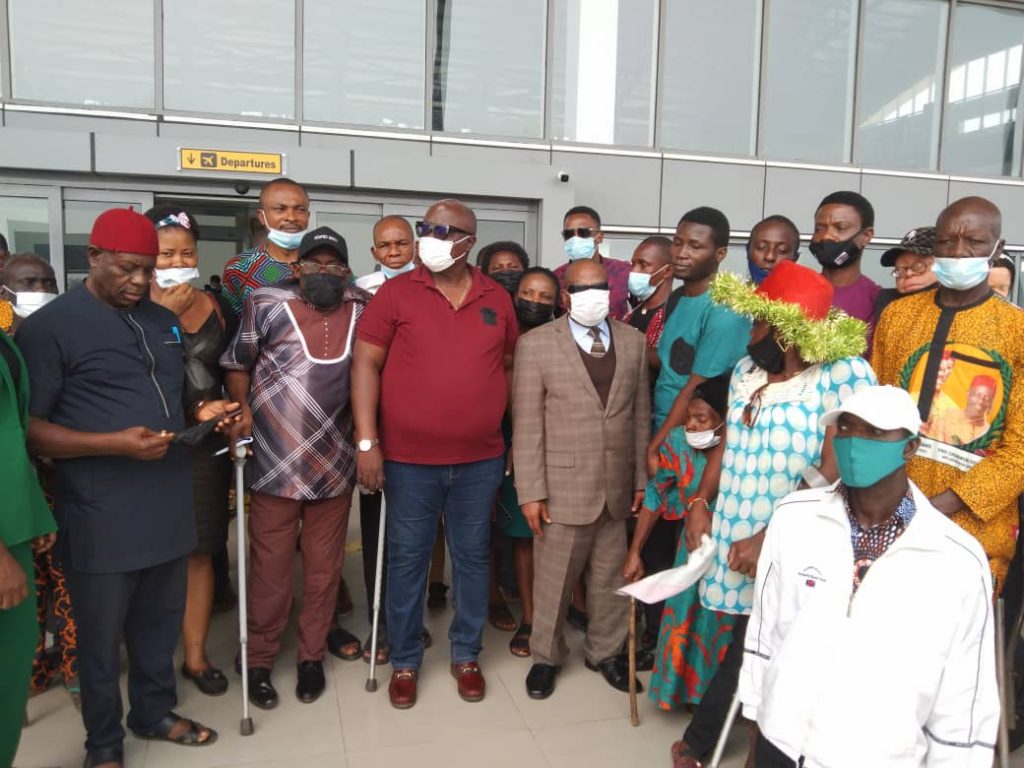 Persons With Disability Inspect Accessibility Features Of Anambra International Passenger And Cargo Airport Umueri