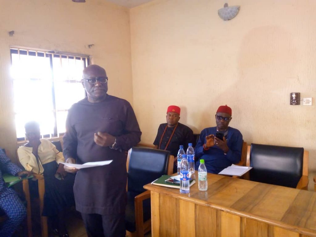 Anambra Information Commissioner Adinuba Presents Handover Documents To Transition Committee Sub – Task Team In Awka