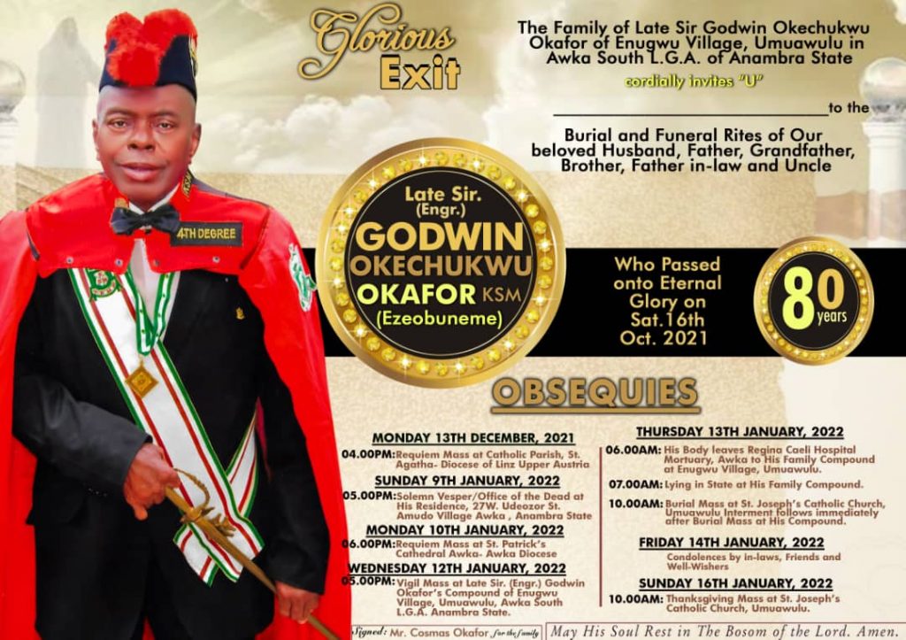 Commentary: Life And Times Of Sir Godwin Okechukwu Okafor