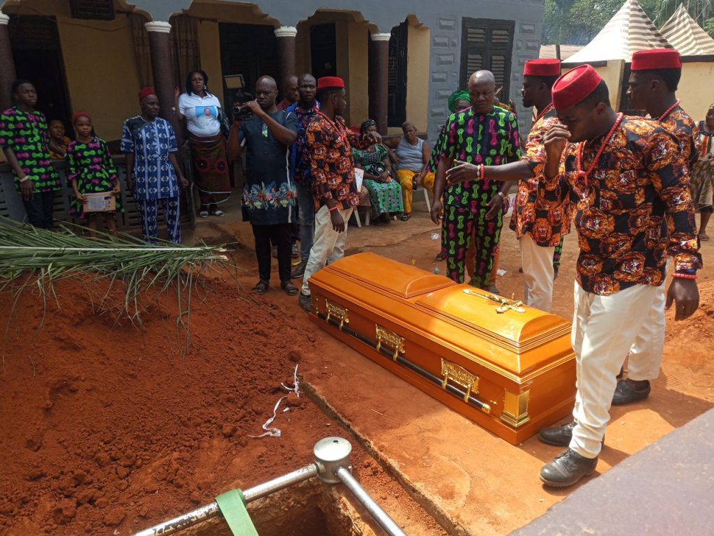 Emmanuel Dim Laid To Rest At Ikenga Aguata Council Area