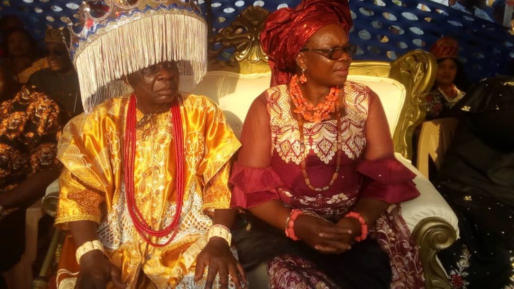 Traditional Ruler Of Eziagu Community Orumba South Council Area Igwe Emejuo Celebrates Maiden Ofala Festival 