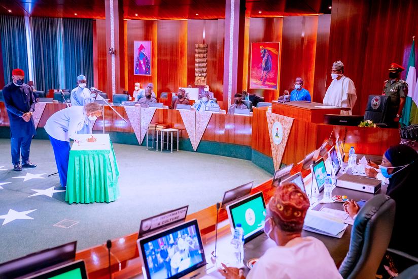 INEC Chairman Asks  New Commissioners To Brace Up For Challenges Ahead