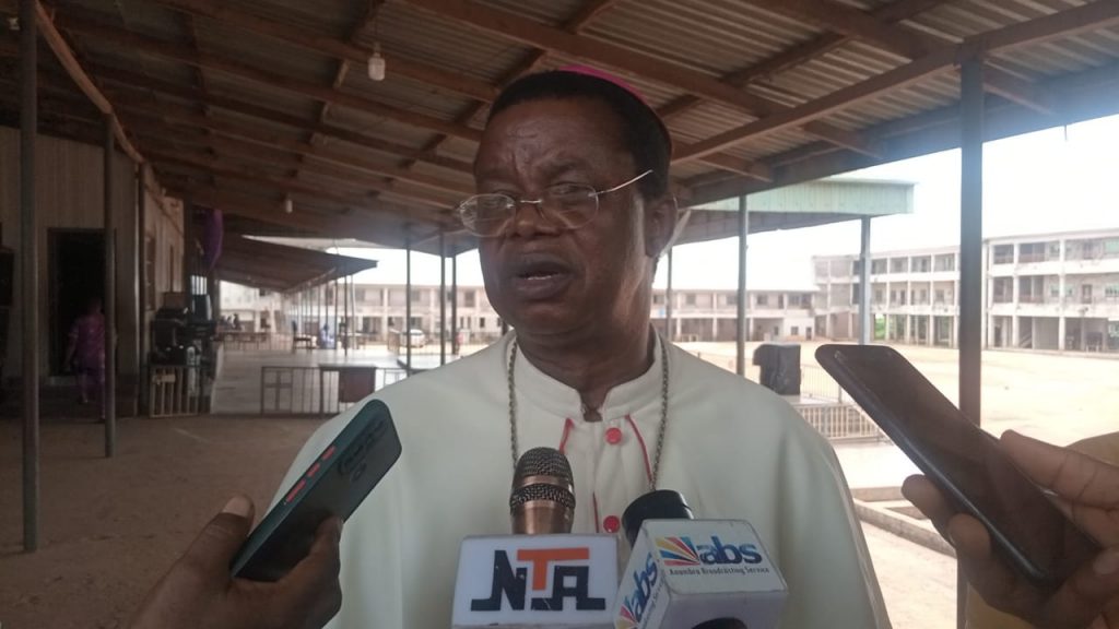 Bishop Ezeokafor Of Awka Catholic Diocese Cautions Youths Against Violence In Pursuit Of Legitimate Cause