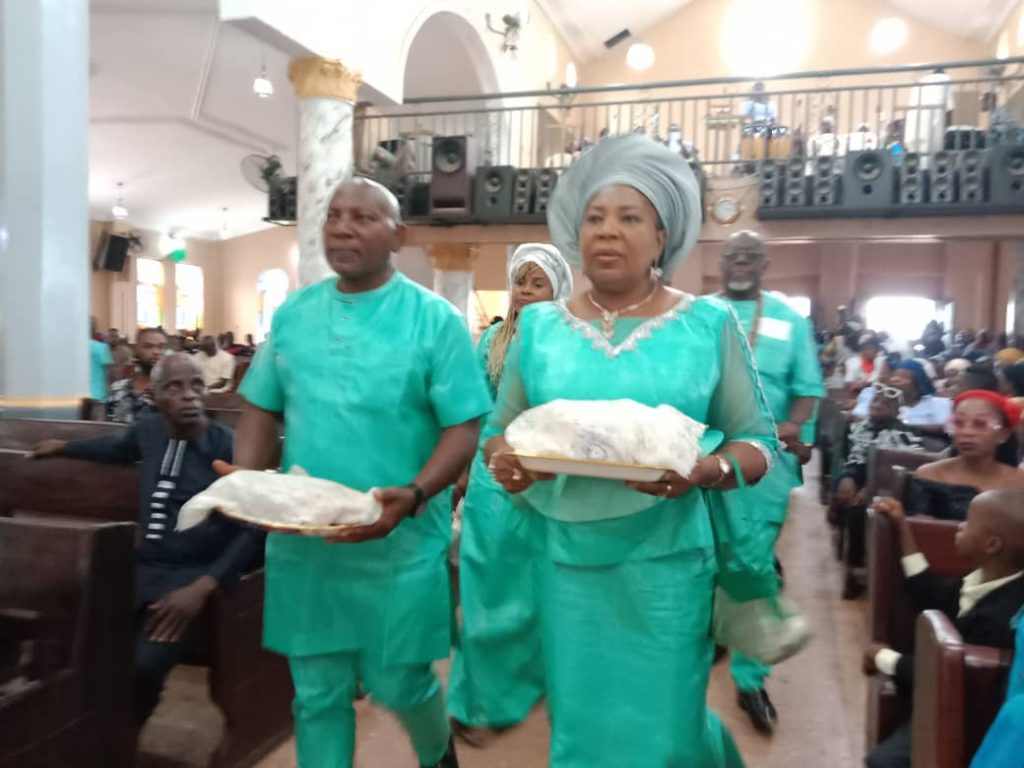 Manafa Family of Eziagulu, Aguleri, Anambra East Council Area Marks First Year Memorial Of Matriarch Ezinne Cecilia With Church Service