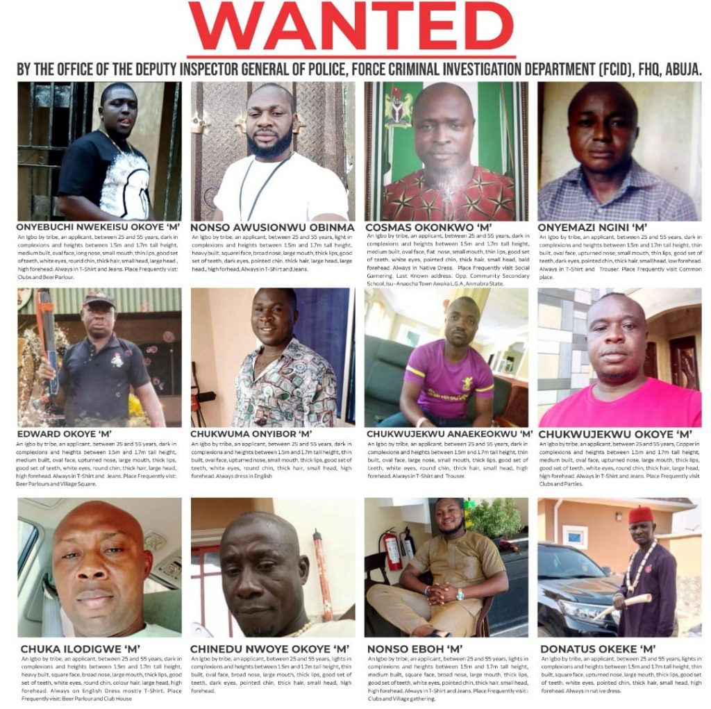 Police Declare 12 People Wanted Over Attack At Awka North Council Area