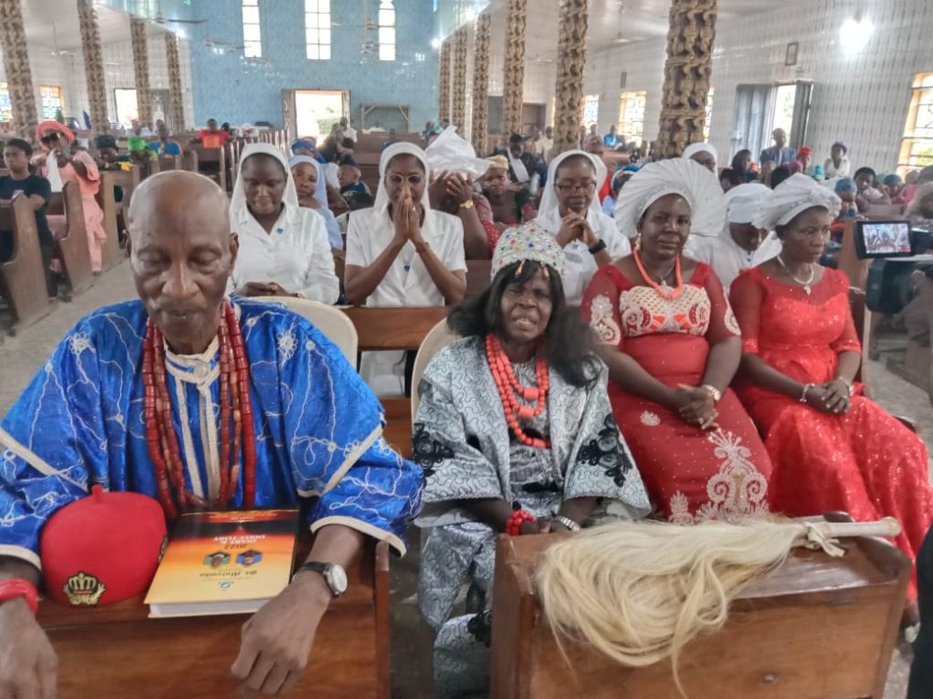 Wife Of Traditional ruler of Omogho Lady Monica Marks 80th Birthday Anniversary