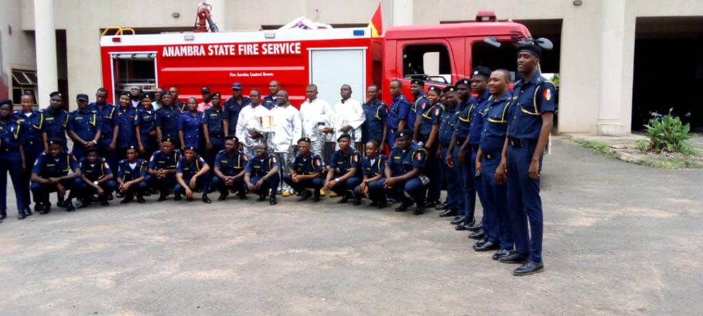 Anambra State Fire Service Commemorates  2022 International Firefighters Day  With Road Show In Awka