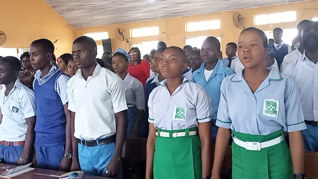 PPSSC, Aguata Zone Flags – off  2021/2022 Leadership Training For New Secondary School Prefects.