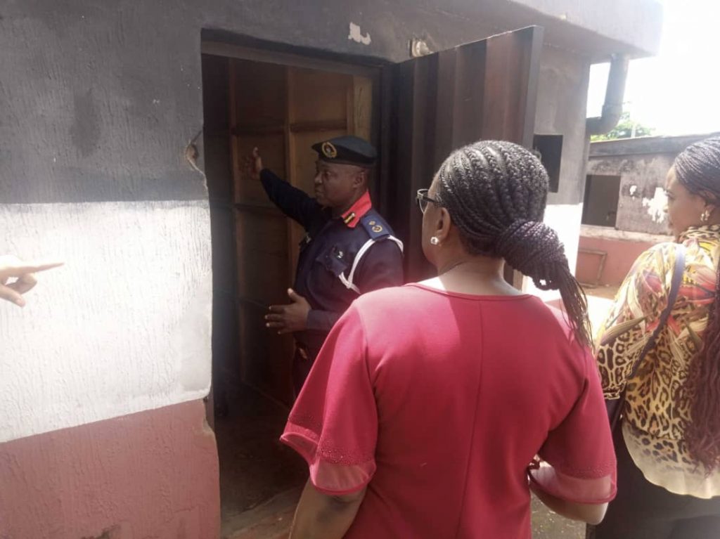 National Human Rights Commission Inspects Detention Facility Of NSCDC, Anambra State Command