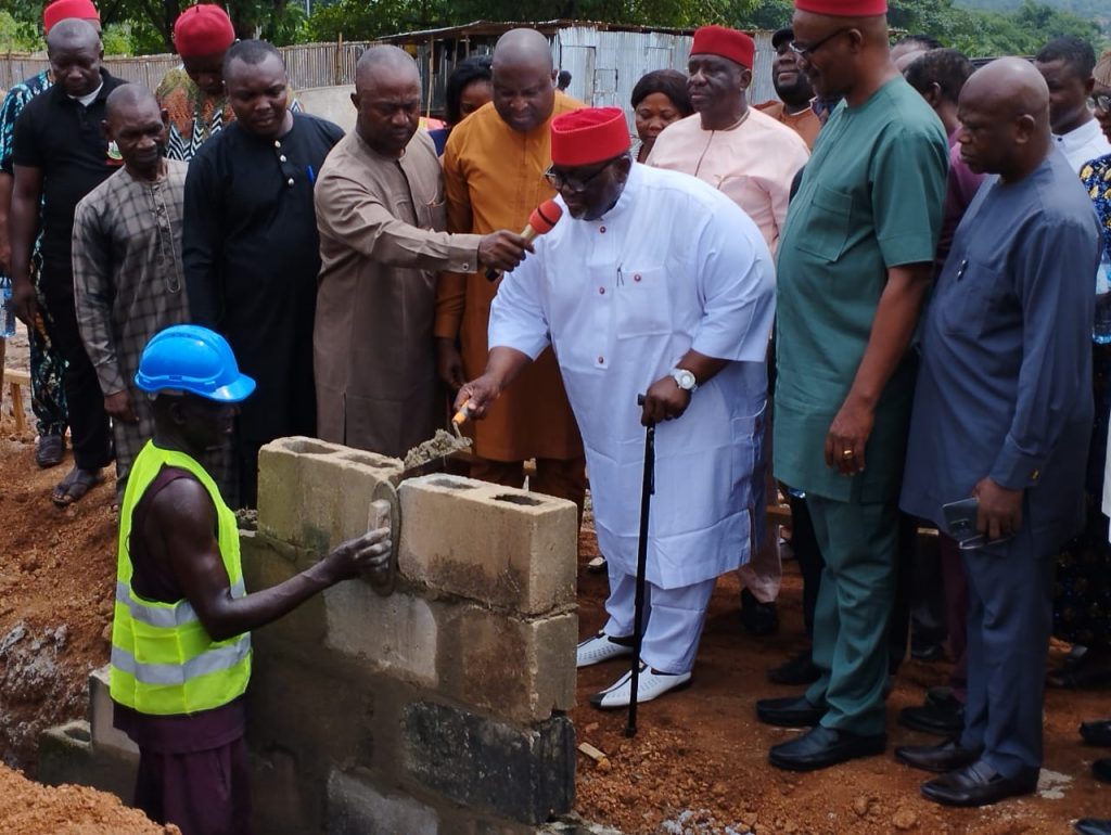 ANAN  Lays   Foundation Stone Of Accounting Research Center At COOU Igbariam