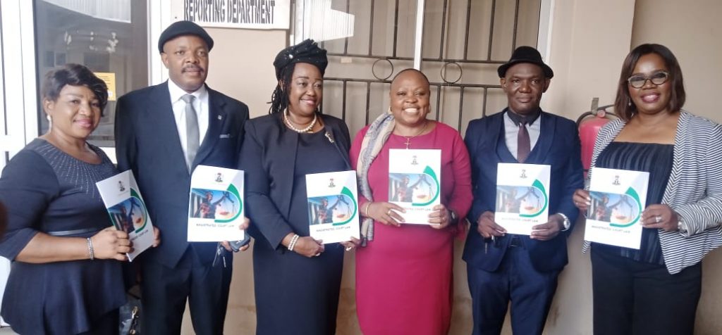 RoLAC Presents  Copies Of  Anambra State Magistrates’ Courts’ Law 2021 To State Judiciary,  Ministry Of Justice