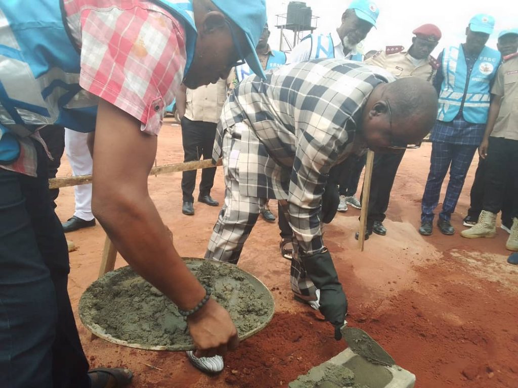 Foundation Stone Of FRSC Clinic Laid At Nteje Oyi Council Area