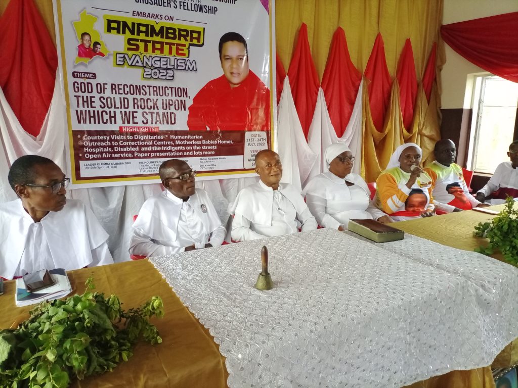 Christ Universal Mercy and Crusaders’ Fellowships Of  Brotherhood of the Cross and Star End 2022 Anambra State Evangelism