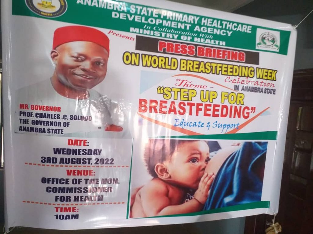 Anambra Health Commissioner Obidike Urges Ndị Anambra To Encourage Exclusive Breast Feeding