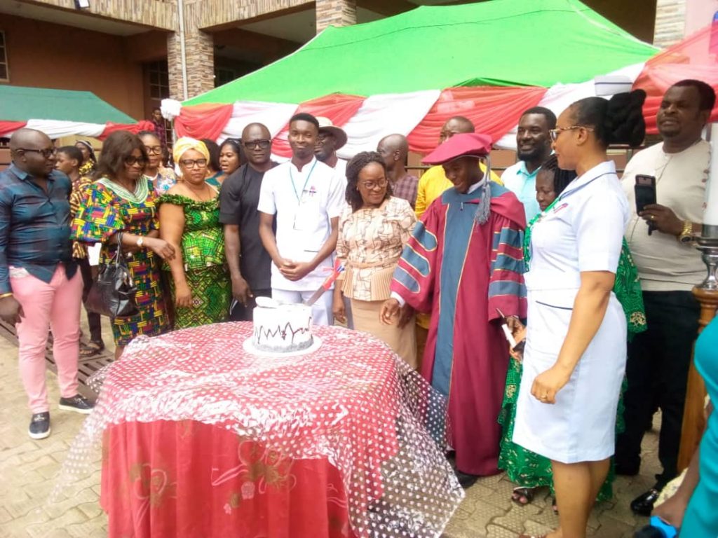 College Of Nursing Sciences St. Charles Borromeo Specialist Hospital Onitsha Holds Matriculation,  Capping Ceremony