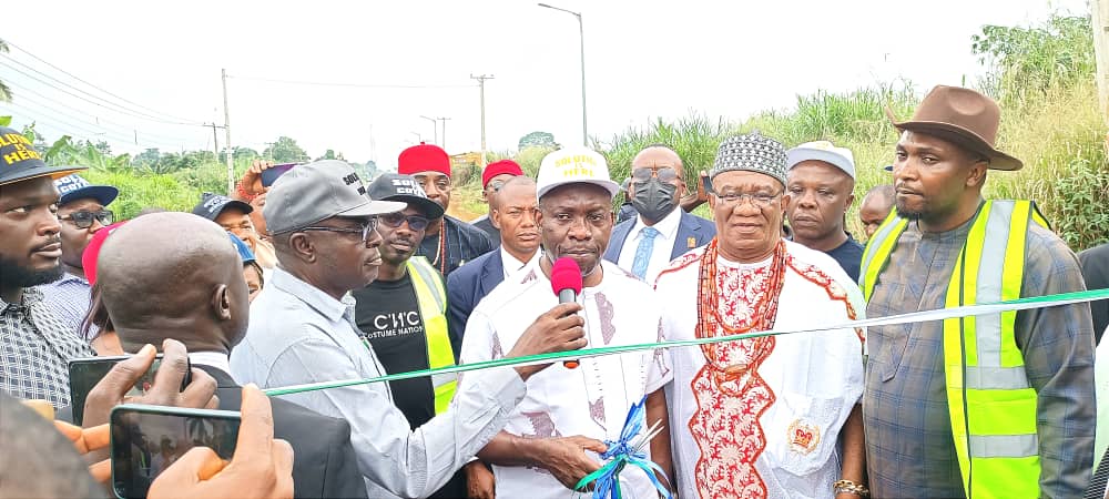 Soludo Flags Off Reconstruction Of Failed, Flooded Section Of Ogidi Axis  Of Awka-Onitsha Old Road