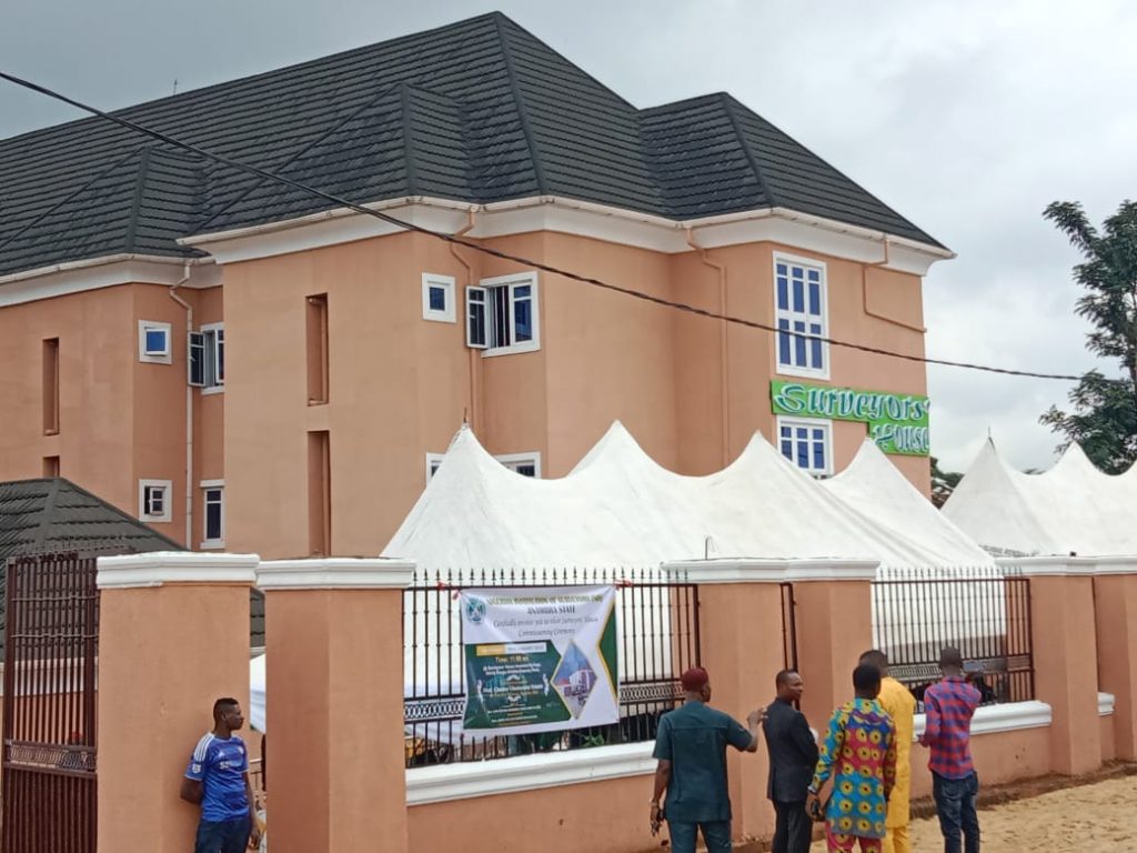 Surveyors’ House Commissioned At Amawbia, Awka South Council Area