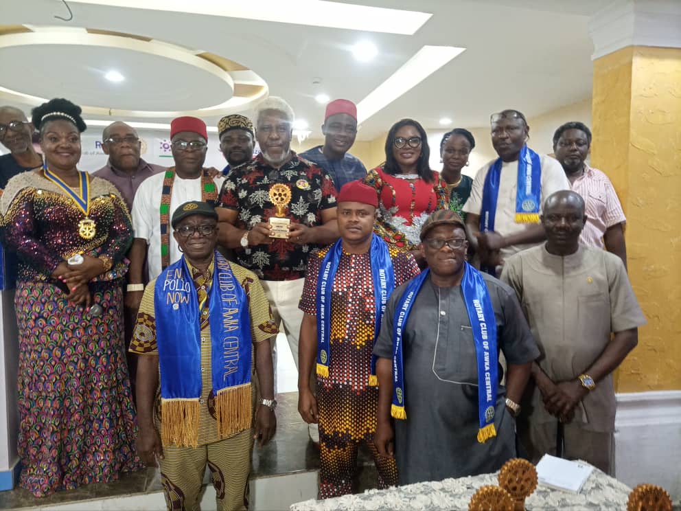 ABS MD Obidiegwu Receives Vocational Service Award From Rotary Club Of Awka Central