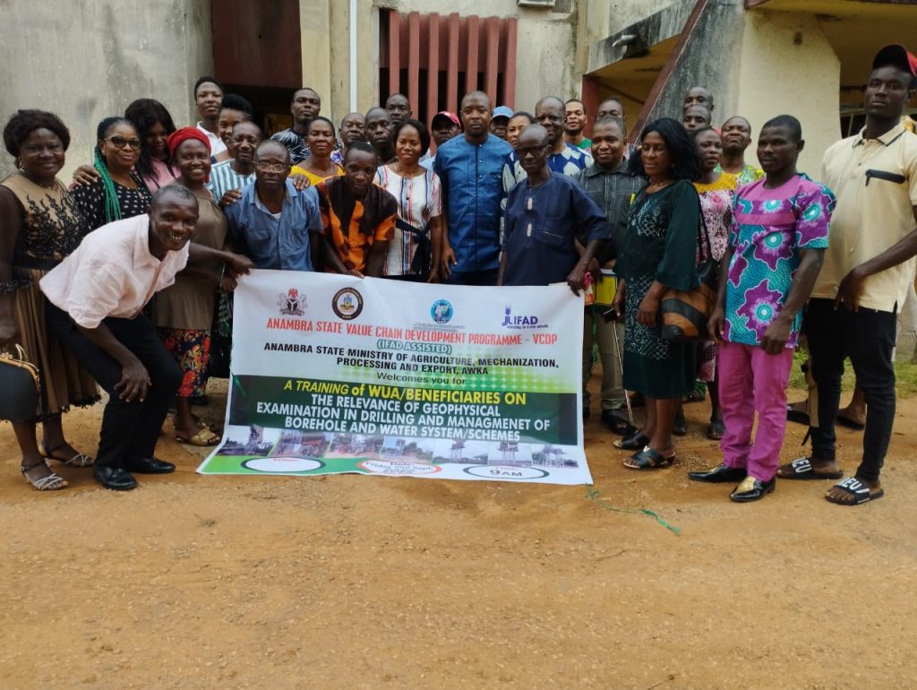 Training For Water Users Association, Beneficiaries On Relevance Of Geophysical Examination In Drilling, Others Ends In Awka