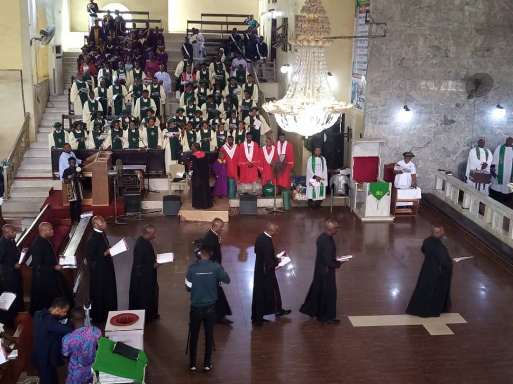 Anglican Diocese of Aguata Collates, Installs and 8 Statutory Canons