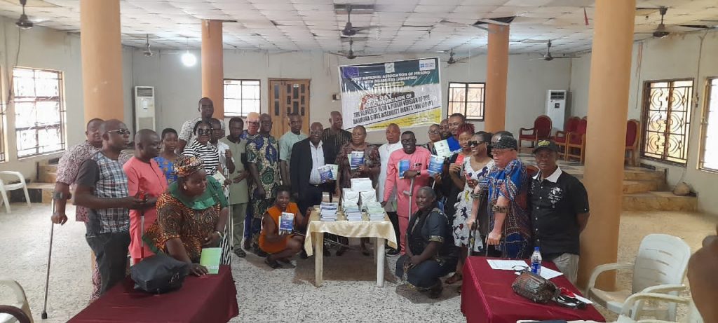 JONAPWD  Unveils  Abridged Igbo, Pidgin Version Of Anambra State Disability Rights Law In Awka