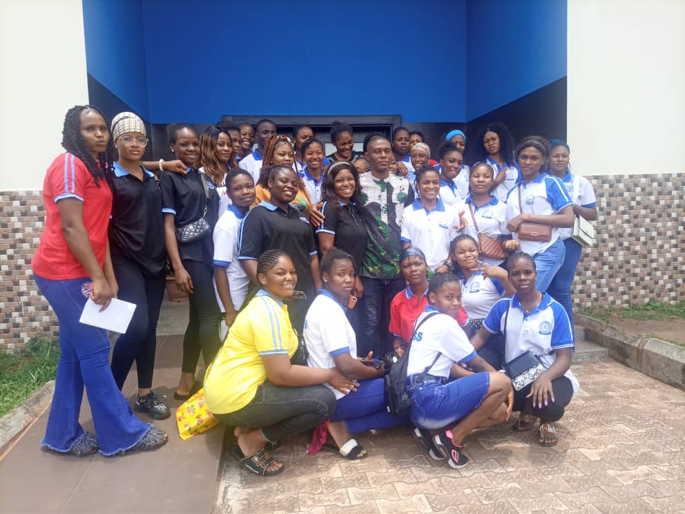 Mass Communication Students Federal Polytechnic Oko Visit ABS Awka On Study Tour