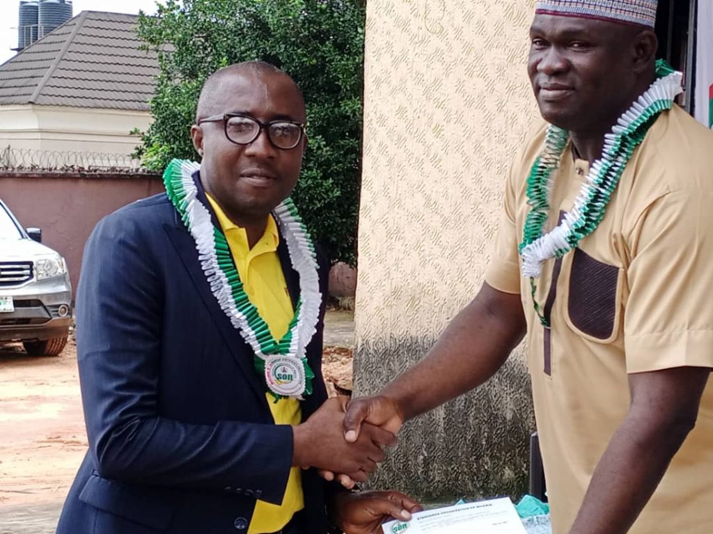 Transtell Ventures Nigeria Limited Receives MANCAP Certificate From SON In Awka