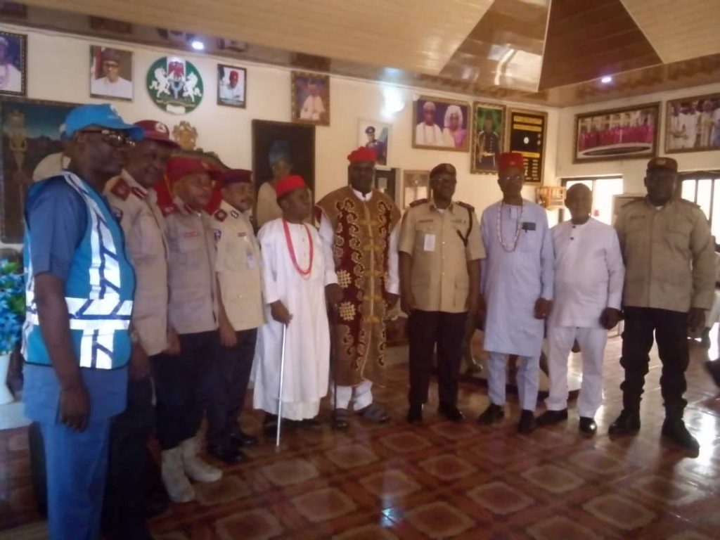 Traditional Ruler Of Awka Obi Nwosu  Tasks FRSC On Accidents Prevention