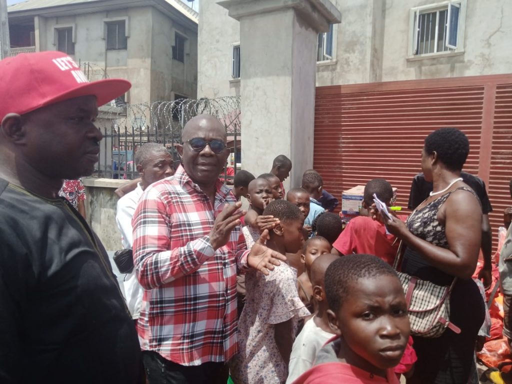 Anambra Information Commissioner Nwosu Distributes Relief Materials To People Displaced By Flood In Ogbaru Council Area