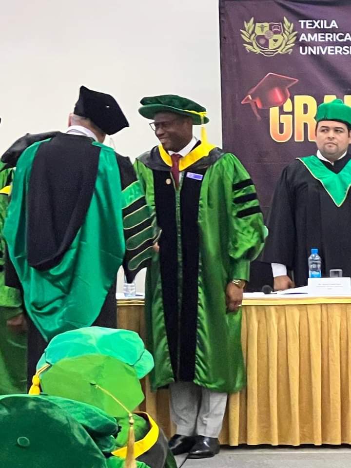 ASHIA MD  Onyemaechi Emerges Best Graduating Phd Student Central University of Nicaragua