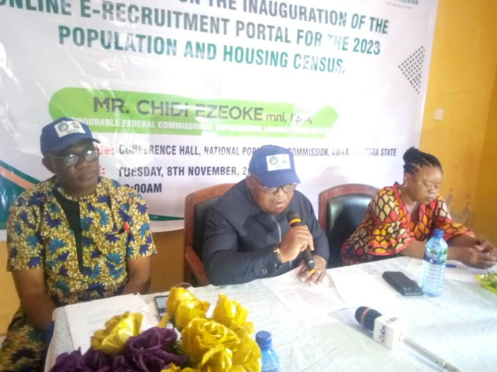 2023 National Census : NPC To Employ 30,000 Field Workers In Anambra, Inaugutates E-Recruitment Portal