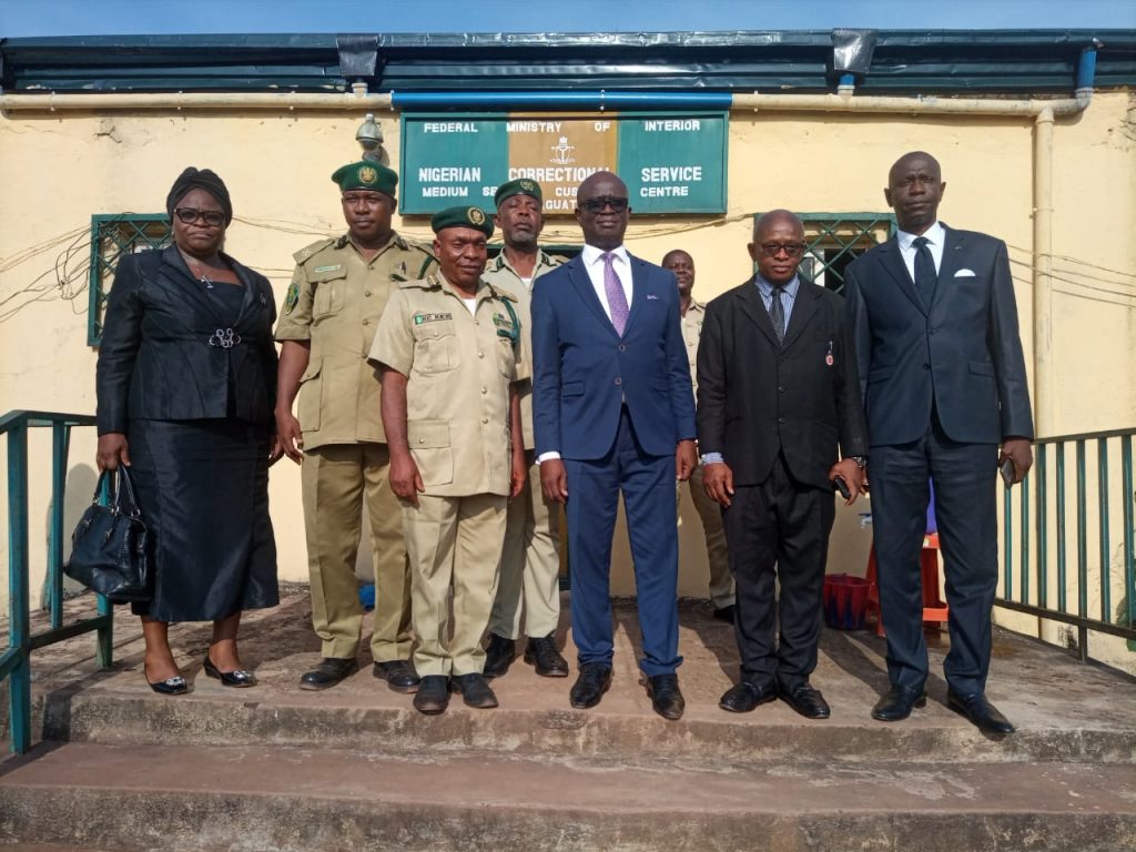 Anambra Chief Judge Anyachebelu  Grants Freedom To 12 Inmates Of Medium Security Correctional Centre Aguata