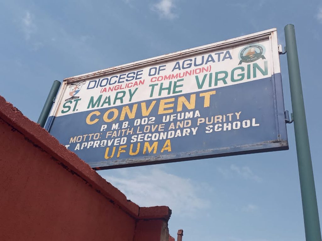 SAINT MARY THE VIRGIN CONVENT, UFUMA- SETTING THE PACE IN SECONDARY EDUCATION.