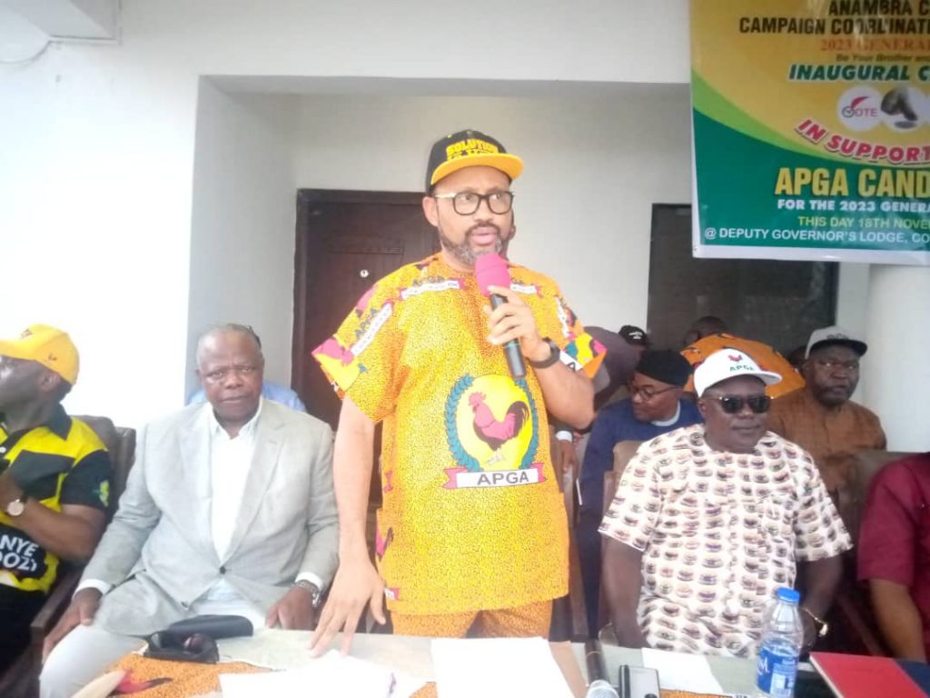 APGA Anambra Central Senatorial District Campaign Coordinating Council Inaugurated In Awka