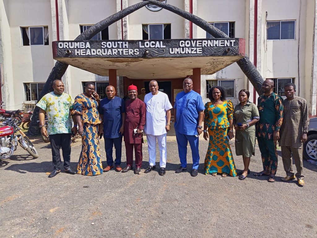 Anambra State Local Government Service Commission Takes Tour To Orumba South