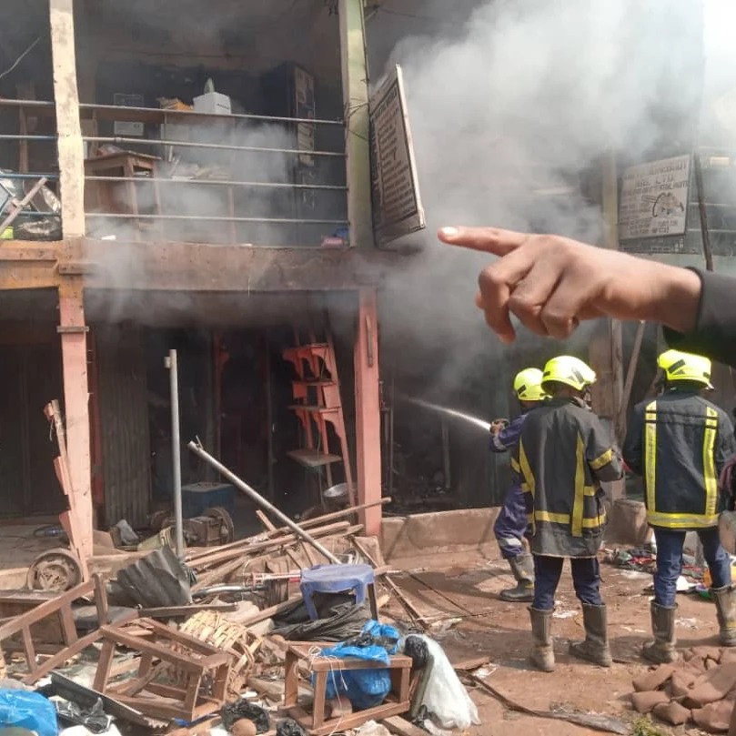 Traders At  Ogbo Ogwu, Bridge Head Market Onitsha Count Losses After Explosion, Fire