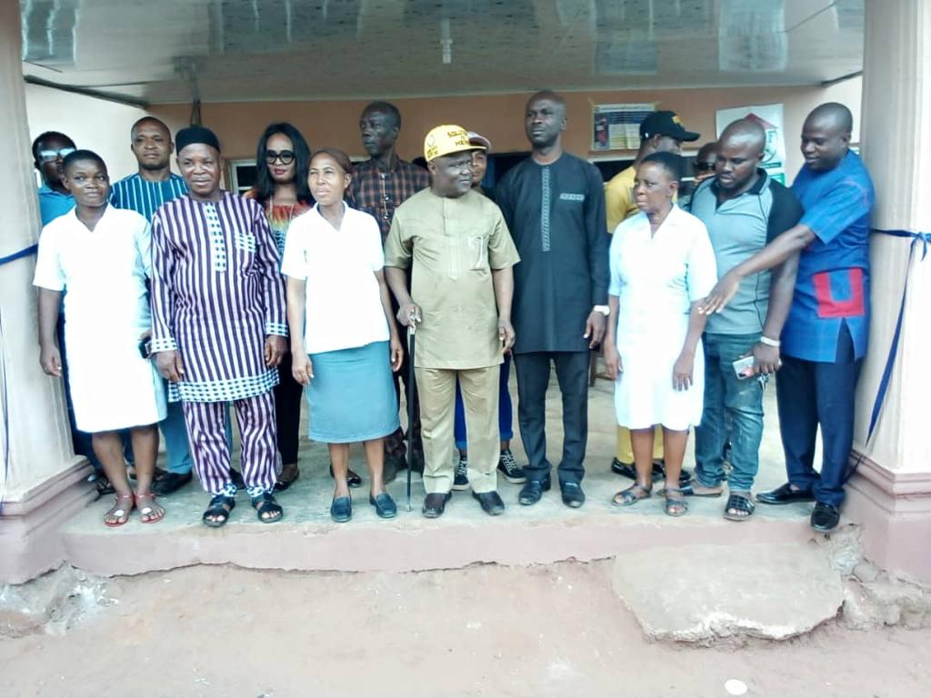 TC Chairman Orumba South Uchendu Inaugurates Health Center Renovated By  Councilor Representing Umunze Ward One   Chinedu-Onyeachor