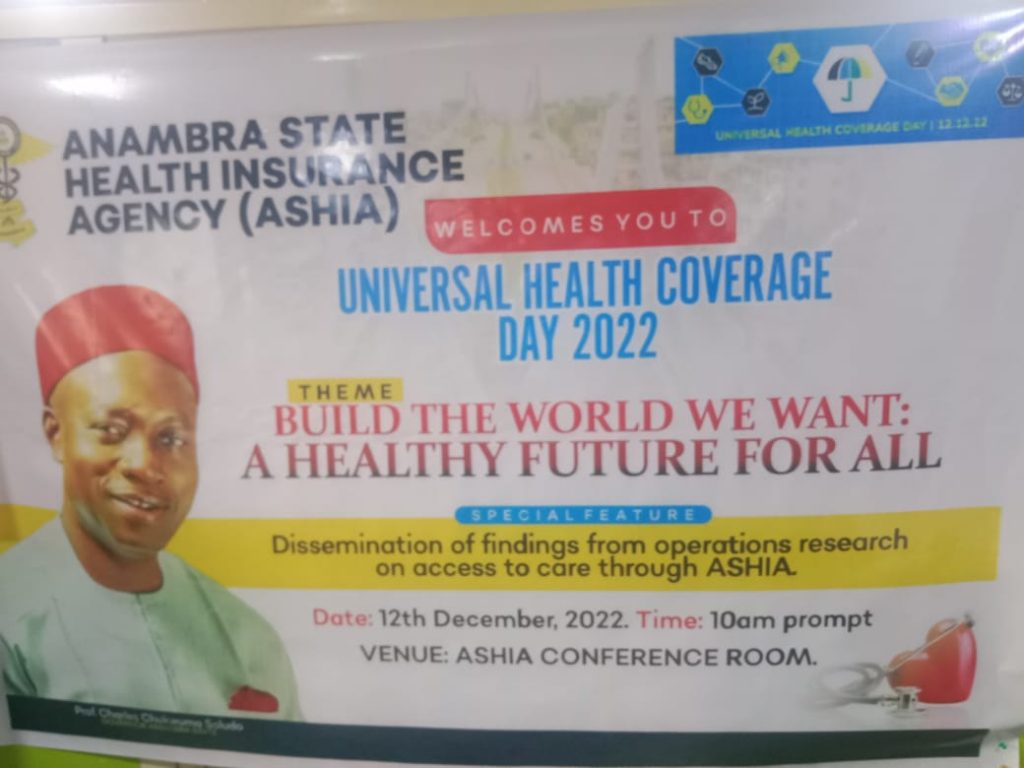 ASHIA  Commemorates  2022 World Universal Health Coverage Day In Awka